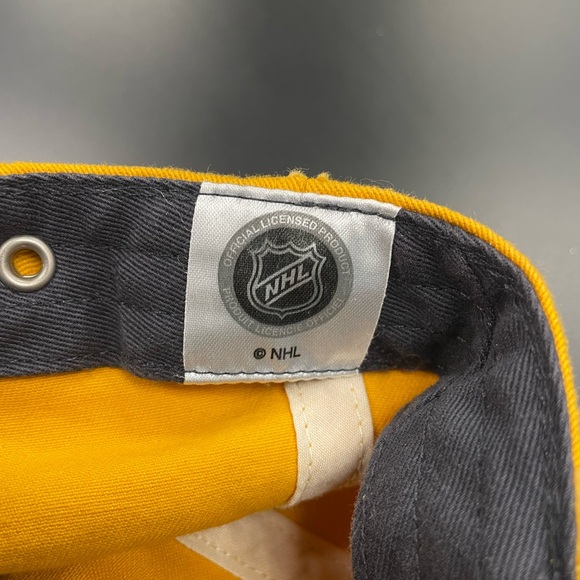 Nashville Predators Distressed Old Time Hockey Yellow Cap - Picture 8 of 8